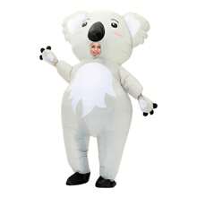 Costum gonflabil de koala pentru adulți, costum amuzant de koala, costum de cosplay, petrecere, Halloween
