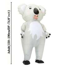 Costum gonflabil de koala pentru adulți, costum amuzant de koala, costum de cosplay, petrecere, Halloween