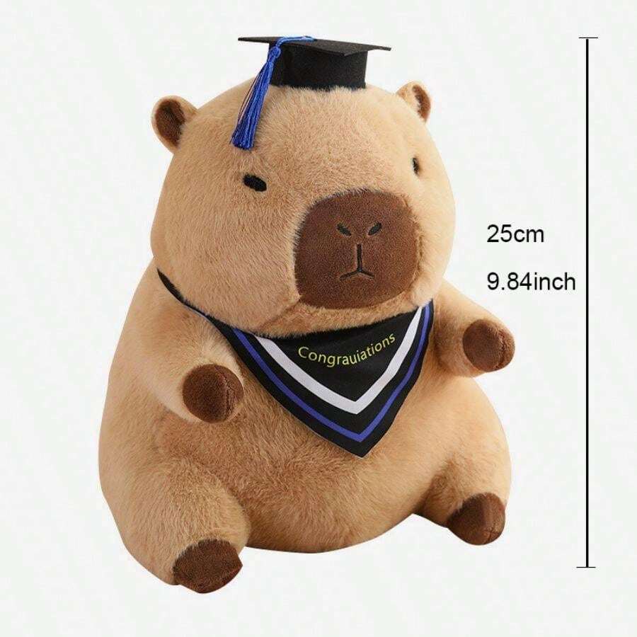 Wlikmjg Oso De Peluche Graduación 2025 – 25 Cm Con Birrete Y Toga, Regalo Emotivo Para Estudiantes