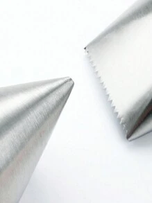 1 Máy Tính Lớn Đơn Lưỡi Răng Cưa Ống Vòi Phun cực Lớn Thép Không Gỉ Đóng Băng Đầu Cho DIY Bánh Dụng Cụ Nướng Bánh - Bạc - Xem 4