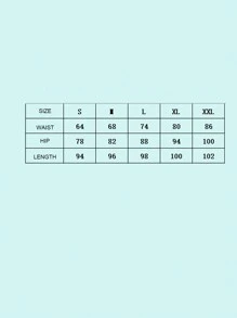 女式天鹅绒内衬高腰紧身打底裤，保暖内衣，秋冬 - 藍色 - 查看 9