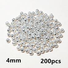 50-200 hạt hoa rỗng DIY hạt cườm hạt charm làm đồ trang sức phụ kiện - Hạt kim loại - Xem 30