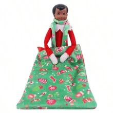 1pc Doll Sleeping Bag, Fits 27-30cm Dolls, Soft And Comfortable, Doll Accessory, Holiday Gift (Doll Not Included)