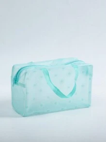 Ditsy Floral PVC wasserdichte Kosmetik-Toilettenartikel Dusch-Organizer Reise-Aufbewahrungstasche, ein Muss-haben Make-up-Tasche Make-up-Tasche Hautpflege-Tasche Kulturbeutel Packwürfel, Reiseessentials Kreuzfahrtessentials Studentenwohnheim-Essentials, Brautjungferngeschenke, Muttertagsgeschenke, Geburtstagsgeschenke, Geschenke für Freunde und Lehrer, Wohndekoration, Badezimmer Wohnzimmer Bett Lippenpflege-Organizer, Kosmetiktasche, große Makeup-Tasche, Weihnachtsgeschenke, Tasche, Reise, Tasche, Clutch / kleine Handtasche, Make-up-Organizer, Tasche, Pinseletui, Mini-Tasche, Tasche mit großer Kapazität