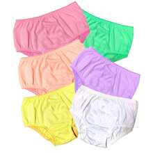 Kit 10 Calcinhas Infantil Juvenil Menina 100% Algodão Cores Sortidas Costura Reforçada Tecido AntiAlergico
