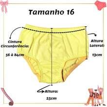 Kit 10 Calcinhas Infantil Juvenil Menina 100% Algodão Cores Sortidas Costura Reforçada Tecido AntiAlergico