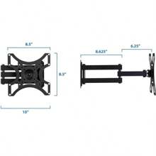LEADZM 26-50" Adjustable Wall Mount Bracket Rotatable TV Stand TMX200 With Spirit Level - 1 - 查看 7