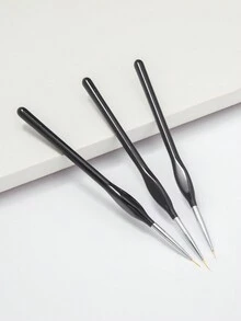 新款日式美甲笔套装，极光棒美甲拉线笔3件套，彩色彩绘花朵拉线美甲笔，适用于专业美甲沙龙和家庭DIY。（多种款式可选） - 彩色 - 查看 18