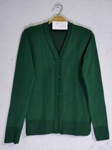 Women Cardigans - Dark Green - View 1