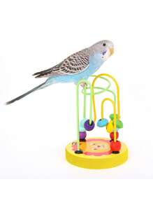 1pc Colorful Small Bead Parrot Training Toy