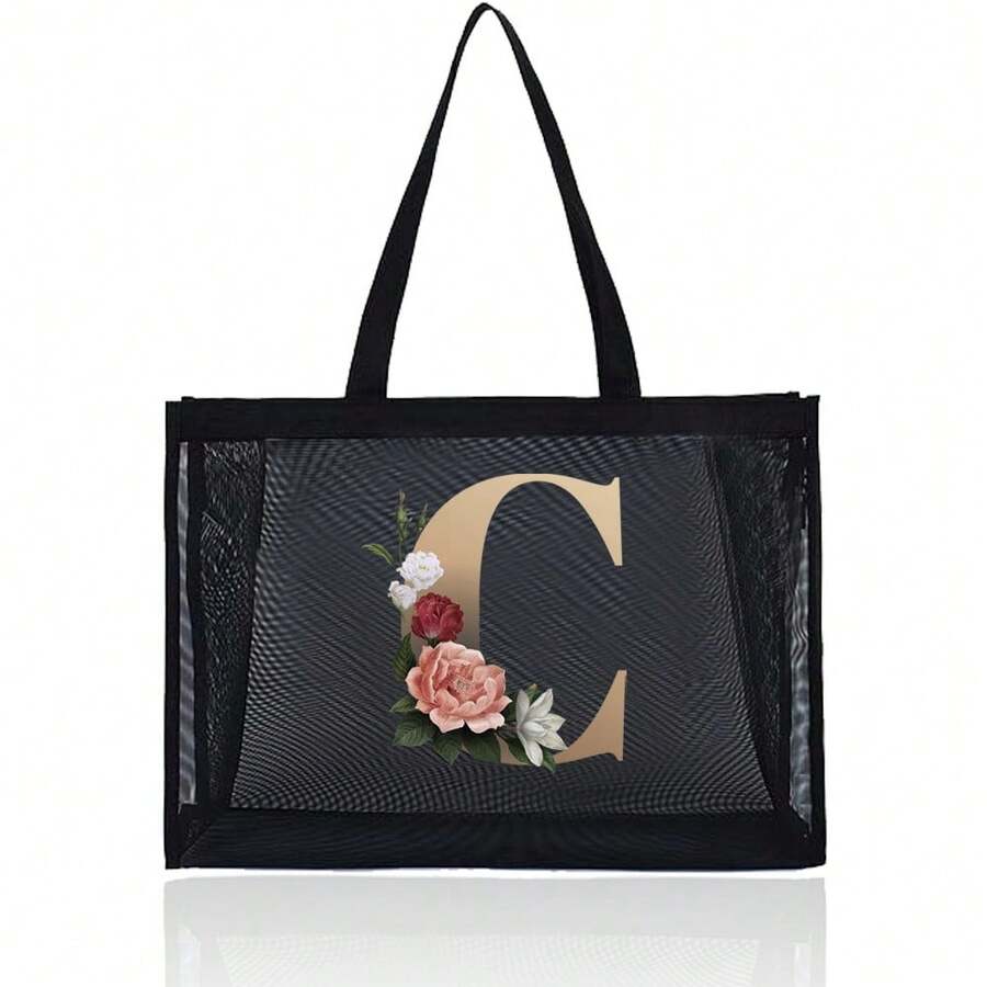 Large Capacity Tote Bags Beach Bag Women's Outdoor Fashion Shoulder Bag