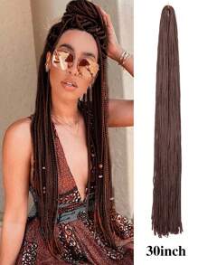 Micro Braids Hair Extensions Long Micro 3X Pre-Looped Synthetic Zizi Braids  24 Inch 100g/Pack Color Thin Small Box Braid Crochet Twisted Hair Synthetic Kanekalon Braiding Hair Extension