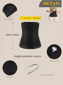 1 Pc Wrap Waist Trainer Double Belt Slimming Sheath Height 28CM Faja Body Shaper Corset Shapewear Woman Flat Tightens Belly Postpartum Sheath Waist Trainer Body Shaper Girdles For Women Sheath Flat Belly Woman