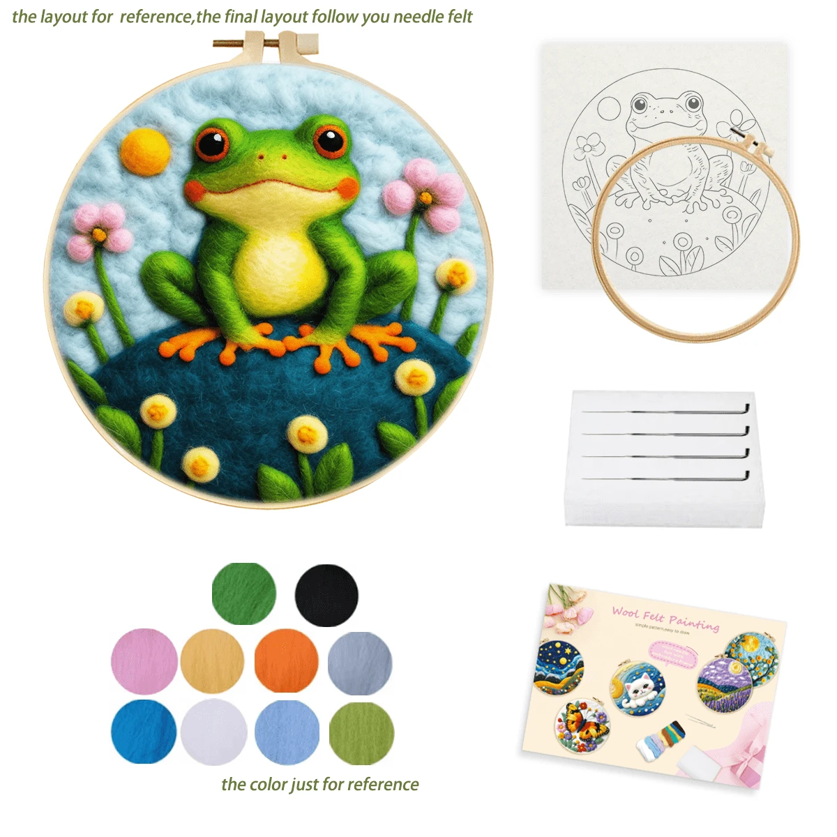 Patch Termoadesiva A Forma Di Rana/Patch Con Animali/Ricamo Fai - Foto 7