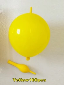 100pcs Colorful Tail Balloons, Suitable For Wedding, Birthday Party, Anniversary, Graduation, Holiday, Mother's Day, Indoor And Outdoor Decoration, Home Decor, Room Decoration - Multicolor - View 21