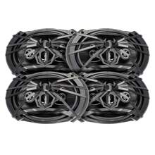 Paquete 4 Bocinas 6X9 Pulgadas Full Range  Para Carros, Pickups & Suv Color Negro Xp-6964 - Negro - Ver 1