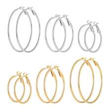 6 Pairs Stainless Steel Gold/Silver Plated Hypoallergenic Earrings Set, Suitable Gift For Mother, Sister, Lover And Friends On Christmas, Birthday, Graduation, Mother's Day, Valentine's Day And Other Occasions