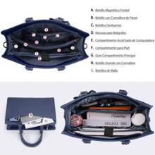 Women Tote Bags - 藍色 - 查看 4