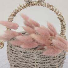 30 piezas, 90 piezas Flores secas natural de rabo de conejo para decoración del hogar elegante bohemia, decoración de otoño, bodas, arreglos florales y manualidades DIY