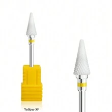 1 Or 5pcs/Set Ceramic Nail Drill Bits Set - Hypoallergenic, Umbrella Shape For Gel Polish Removal & Manicure Tools - Multicolor - View 11