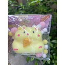 1 件可爱仓鼠挤压玩具，超柔软感官坐立不安玩具，缓解压力玩具，适用于成人缓解焦虑的礼物（仓鼠）*手工制作的产品，脚的形状和颜色略有偏差 - 彩色 - 查看 14