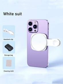 1入組手機後置攝像頭高清反光自拍鏡後自拍夾附收納盒 - 彩色 - 查看 7