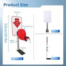 Take A Number System Ticket Machine Ticket Dispenser With Stand And 1 Roll Of 2000 Tickets 2-Digits Take A Number Tickets For Queue Call System - Rectangle Stand-2 Digit - View 6
