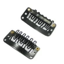 03 Packs Of Hair Clips For Tic Tac Mega Hair Extensions - 黑色 - 查看 3