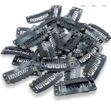 03 Packs Of Hair Clips For Tic Tac Mega Hair Extensions - 黑色 - 查看 5