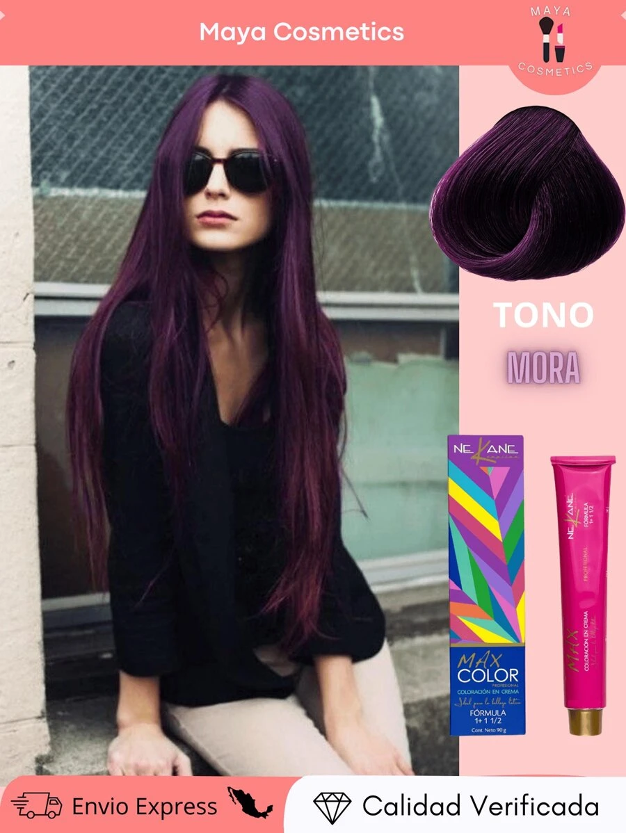 Nekane Permanent Professional Dye In Cream With Brush And Comb, Excellent In Gray Coverage, 90gr Tube + 20 Vol Peroxide. - 5.70 數組 - 查看 1