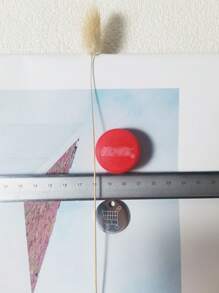 1pc Shopping Supermarket Cart Token Keychain, Fun Metal Keyring For Wallet, Backpack, Car Key, Gift & Unlocking Casual - Silver - View 4