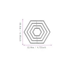 Metal Cortante DIY para Álbuns de Recortes das Quatro Estações, Cartões de Cumprimento em 3D, Moldura de Fundo Pontilhado de Base Criativa e Multi-Formato, Novidade 2024