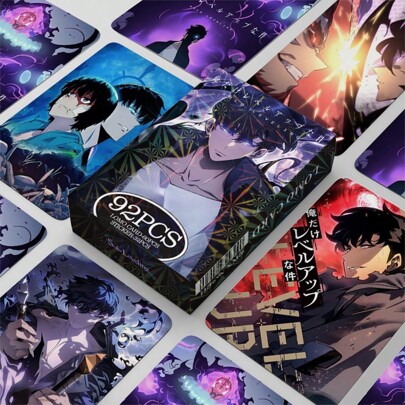 Upgraded Solo Version 60pcs Cards+32pcs Stickers Boxed HD Photo Card LOMO Card Cartoon Peripheral Card Gift