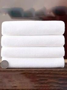 25*25cm White Microfiber Kitchen Towel, Hotel Or Home Multi-Functional Cleaning Cloth, Hand Towel, Pack Of 5 Or 10 Home Bathroom Decor Fall Decor Back To School Dish Cloths Kitchen Towel - Multicolor - View 5