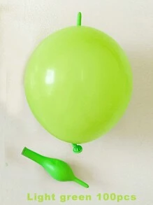 100pcs Colorful Tail Balloons, Suitable For Wedding, Birthday Party, Anniversary, Graduation, Holiday, Mother's Day, Indoor And Outdoor Decoration, Home Decor, Room Decoration - Multicolor - View 20