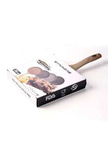 1 bucată tigaie pentru friptură, tigaie groasă antiaderentă, potrivită pentru gătit acasă, clătite, omletă, ușor de curățat, potrivită pentru plite pe gaz și cu inducție - Negru - Vizualizare 9