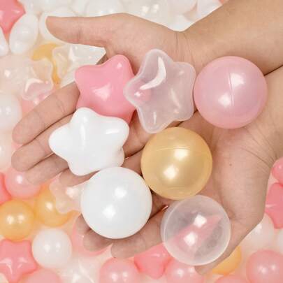 50 peças de bolas de piscina de bolinhas, misturadas com estrela, 2,15 polegadas/5,5 cm, bolas de brinquedo de plástico macias e à prova de esmagamento para piscina de bolinhas, brinquedos aquáticos para piscina infantil, acessórios para cercadinho de bebê, bola para crianças, bolas de brinquedo de festa, bolas de brinquedo aquático, presentes de decoração de Halloween