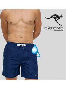 Short Para Alberca Mágico Cambia de Color/Estampado al Contacto Con El Agua M801 - Azul Marino - Ver 1