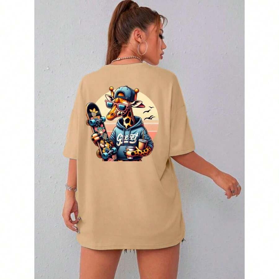 Women T-Shirts - 米色 - 查看 1