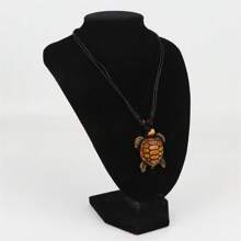 10 pièces/pack Colliers pendentifs en résine vintage avec tortue cool, aigle et dauphin, parfaits pour le port quotidien, les voyages, les fêtes et les cadeaux pour hommes