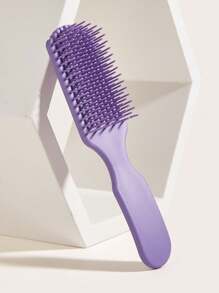 1 pieza Peine púrpura desenredante para cabello rizado, cepillo de masaje para cabello seco y húmedo, peine de nueve dientes para cabello largo, desenredante natural para cabello rizado, liso, húmedo, cepillo de masaje de dientes anchos, cepillo de cabello, peine, herramientas para el cabello, productos y accesorios para el cabello para peluquería, salón de belleza, vuelta al colegio, artículos esenciales de viaje, accesorios para el cabello, cepillos, cepillo desenredante, herramientas para el cabello, cosas para el cabello, cuidado del cabello, cepillo para cabello rizado, peluquero, equipo de peluquería, peinado, cepillo de cabello, cepillo para alisar, cepillo de peinado, cepillo para cabello rizado, cepillo de bordes, peine de cabello, cepillar el cabello, juego de cepillos de cabello, peinar el cabello, peine para rizos, cepillo desenredante, cepillo de cabello para mujeres, cabello, viaje, productos para el cabello, herramientas para el cabello, cosas para el cabello, peluquero, - Morado - Ver 7