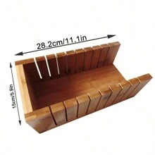 DIY肥皂切割製作工具，花形矽膠吐司肥皂模具，木質肥皂切割器