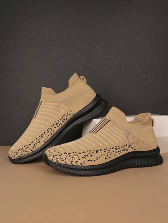 Șosete cu plasă respirabilă pentru bărbați de dimensiuni mari, pantofi de jogging în aer liber, în stil coreean, ușoare, moi și confortabile