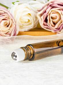 10/12/24入組5ml/10ml褐色防光滾球瓶，可裝填精油和香水的儲存瓶，空玻璃滾球瓶止汗劑容器，方便隨身攜帶 - 灰色 - 查看 2