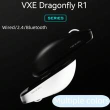 VGN VXE Dragonfly R1 PRO MAX 有线/2.4G 鼠标 红色 轻量级 PAW 3395 100-26000 DPI 续航时间长达 150 小时 冰涂层 易于清洁 125-4000Hz 回报率 Nordic Smart Speed X 无线 红色 适用于电子竞技游戏/办公室 无线鼠标 电子竞技游戏鼠标 适用于游戏玩家 PC 配件 - 紅色 - 查看 2