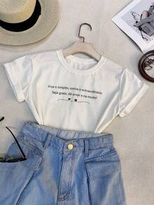 Women T-Shirts - 白色 - 查看 4
