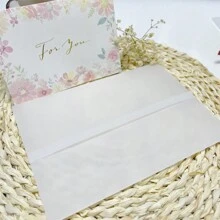 Sobres de papel vitela pre-plegados para invitaciones de 5x7 pulgadas, envolturas de papel vitela para invitaciones de bodas, forros de sobre de papel transparente para invitaciones de bodas y tarjetas de cumpleaños - Multicolor - Ver 3