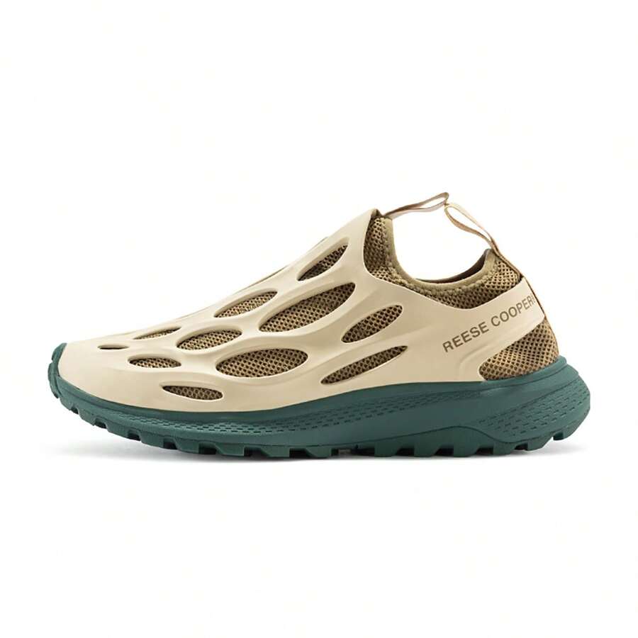 Merrell X REESE COOPER M 男士休闲水鞋，复古风格，快干越野跑鞋 - 米色 - 查看 1