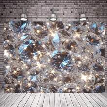 قطعة واحدة خلفية للتصوير الفوتوغرافي بخلفية من الراين اللامع لتصوير الأزواج في الاستوديو، خلفية الاقتراح الزواجي، ديكور الحفلات والمنزل والمهرجانات، عيد الميلاد'