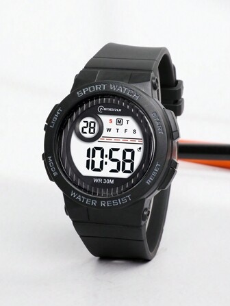 MINGRUI Trendig Candy Color Sports Watch för tonåringar, 30M vattentät, simning, lysande, larm, kronograf, stötsäker, anti-fall, barn/ungdomsklocka